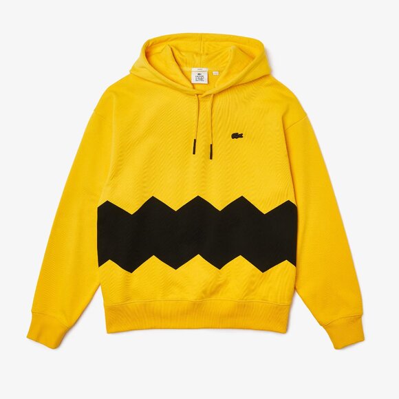 Lacoste x Peanuts Charlie Brown Yellow Hoodie NWT - Picture 2 of 7